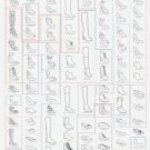 The Charted Collection of Contemporary Footwear  18"x28" (45cm/70cm) Canvas Print