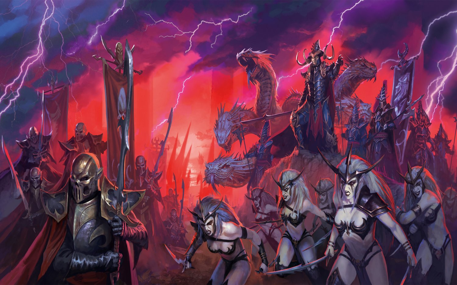Total War Warhammer 2 Game 18"x28" (45cm/70cm) Canvas Print