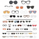 The Chart of Famous Eyewear 18"x28" (45cm/70cm) Poster