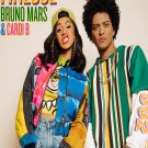 Bruno Mars Finesse Remix Cardi B  18"x28" (45cm/70cm) Poster