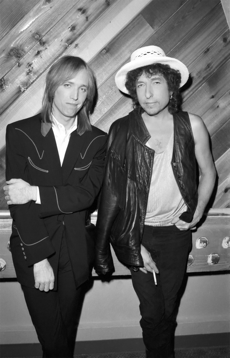 Tom Petty Bob Dylan 13"x19" (32cm/49cm) Polyester Fabric Poster