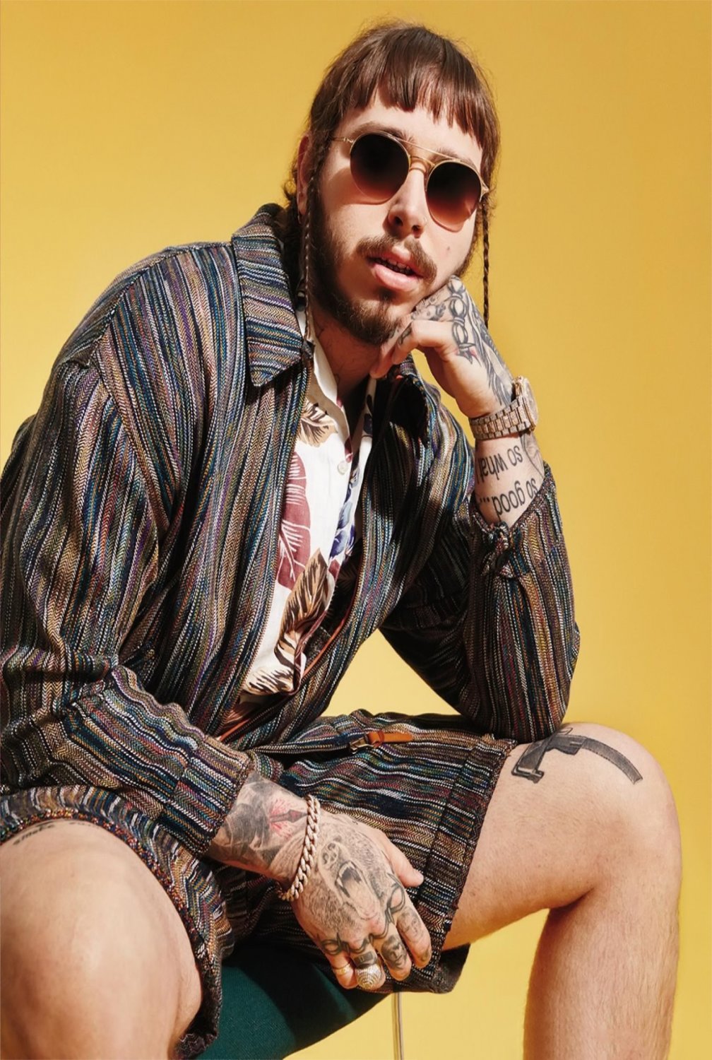 Post Malone 13"x19" (32cm/49cm) Polyester Fabric Poster
