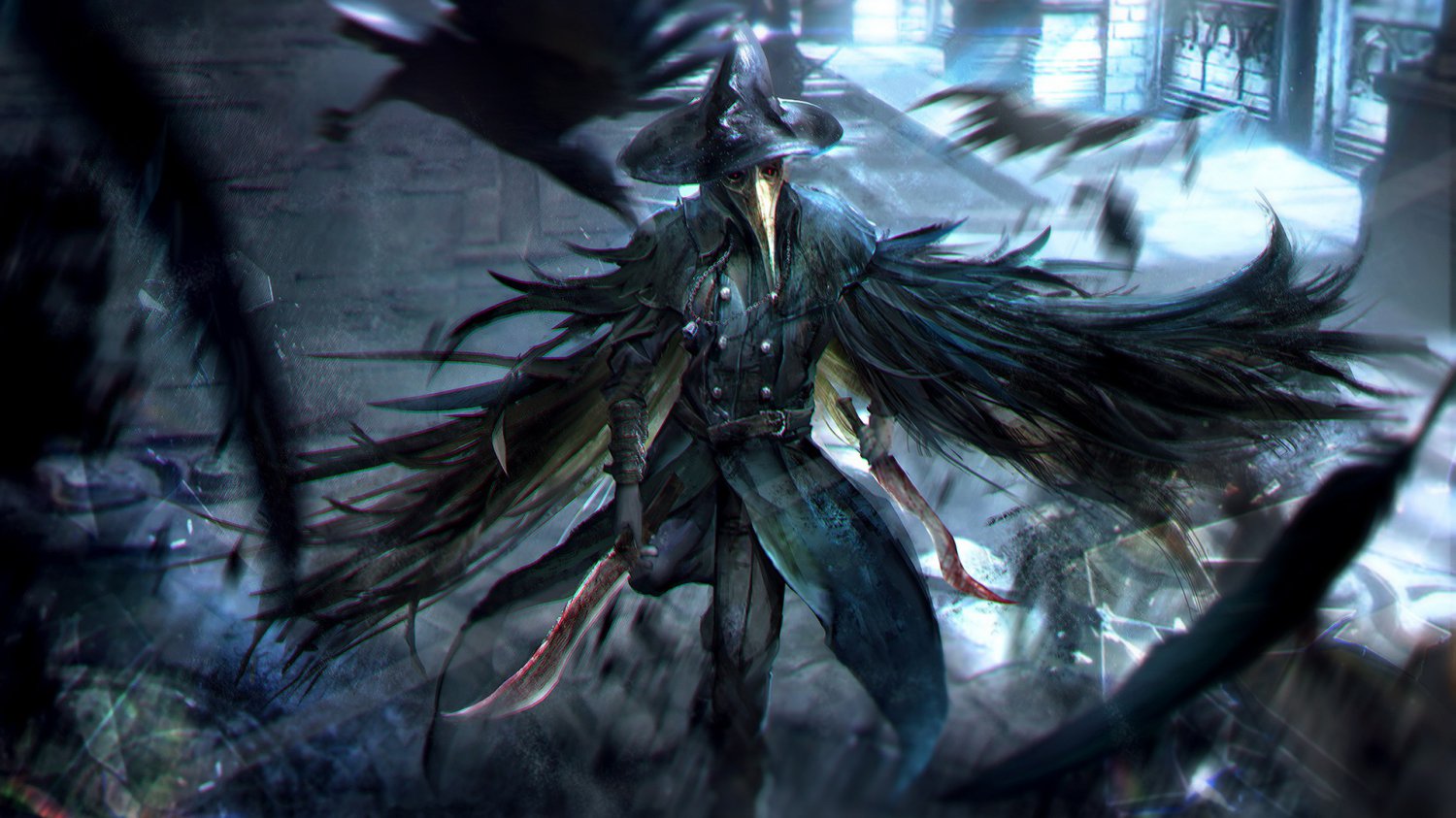 Bloodborne 13"x19" (32cm/49cm) Polyester Fabric Poster