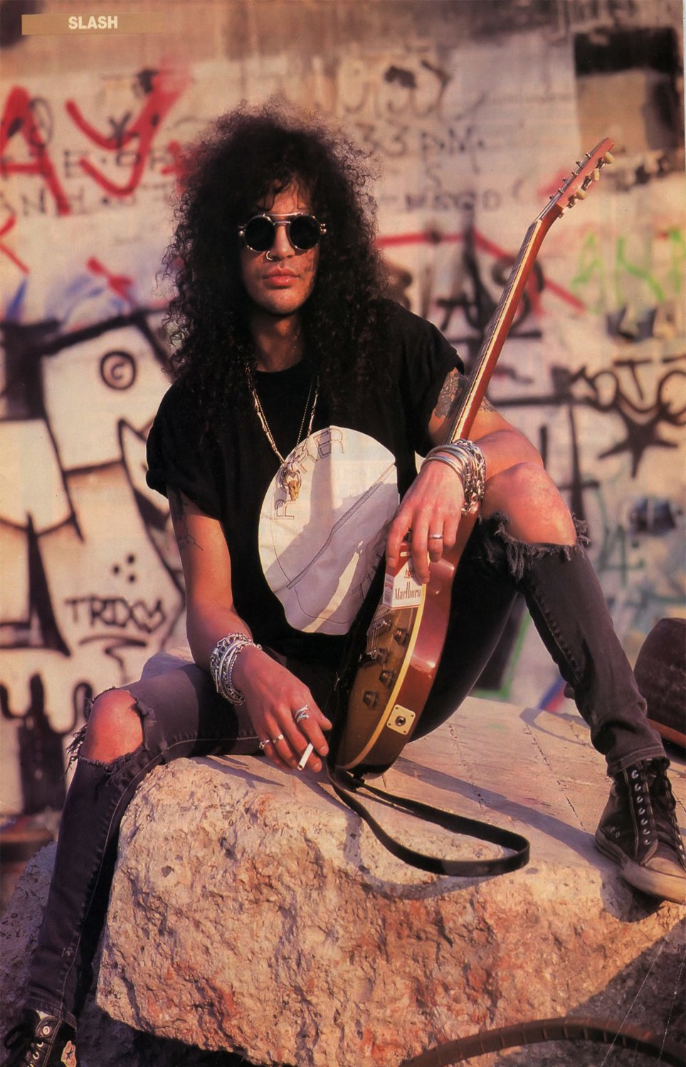 Slash 13"x19" (32cm/49cm) Polyester Fabric Poster