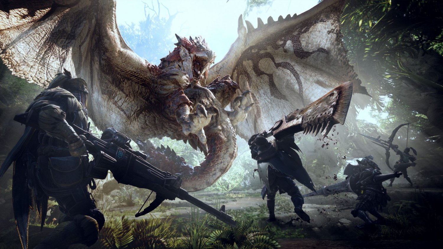 Monster Hunter World 13"x19" (32cm/49cm) Polyester Fabric Poster