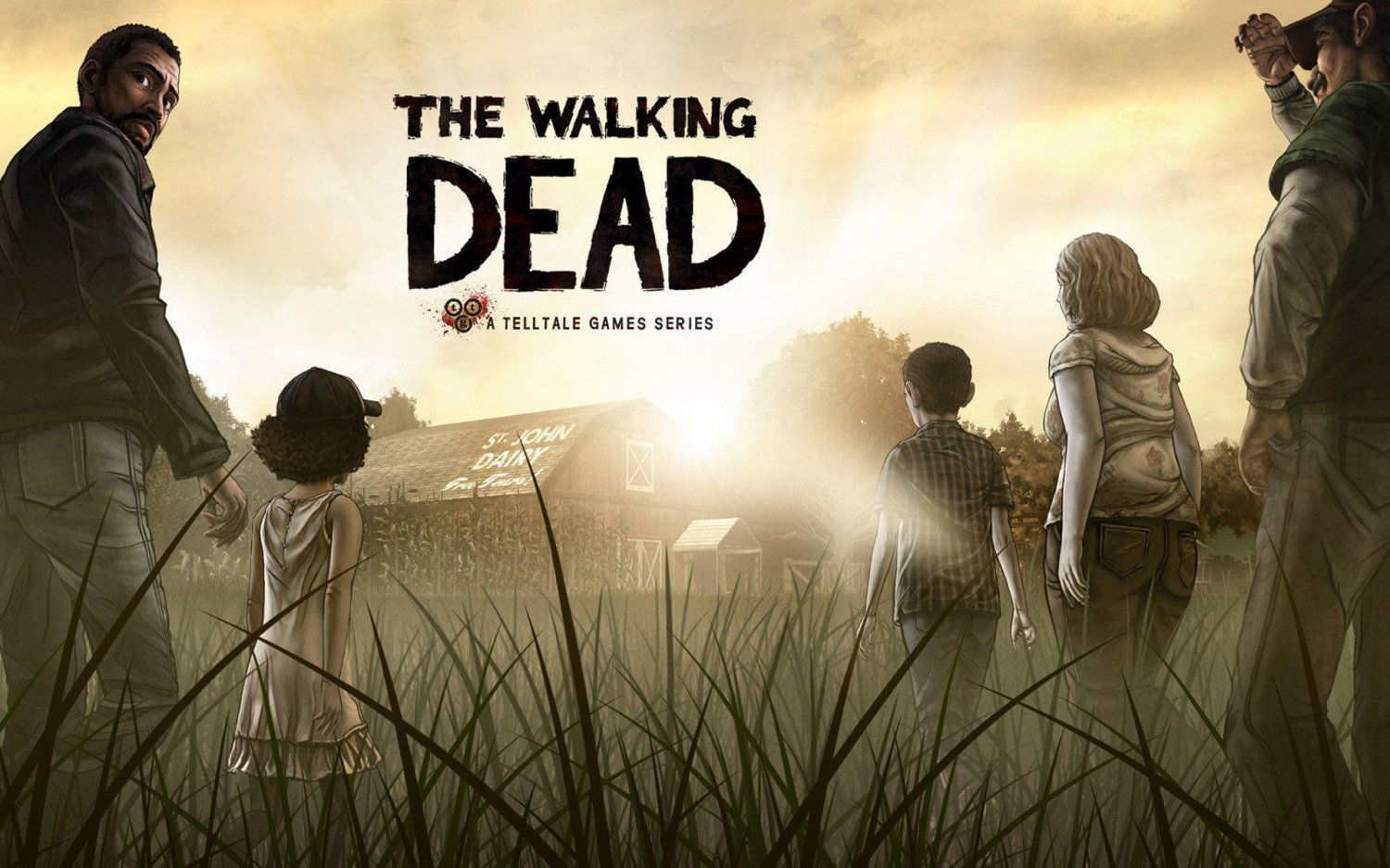 The Walking Dead Game 18"x28" (45cm/70cm) Canvas Print