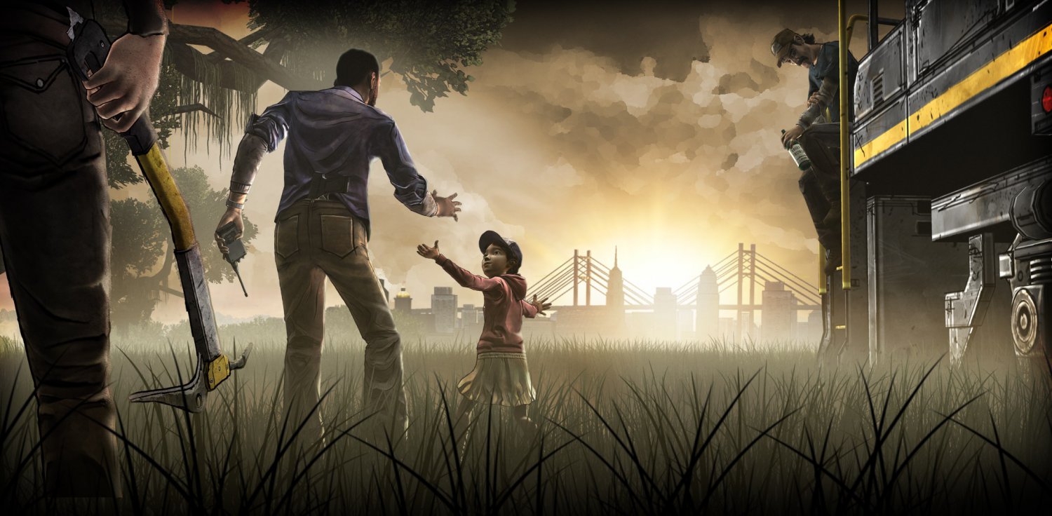 The Walking Dead Game 18"x28" (45cm/70cm) Canvas Print