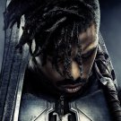 Black Panther Movie 13"x19" (32cm/49cm) Polyester Fabric Poster
