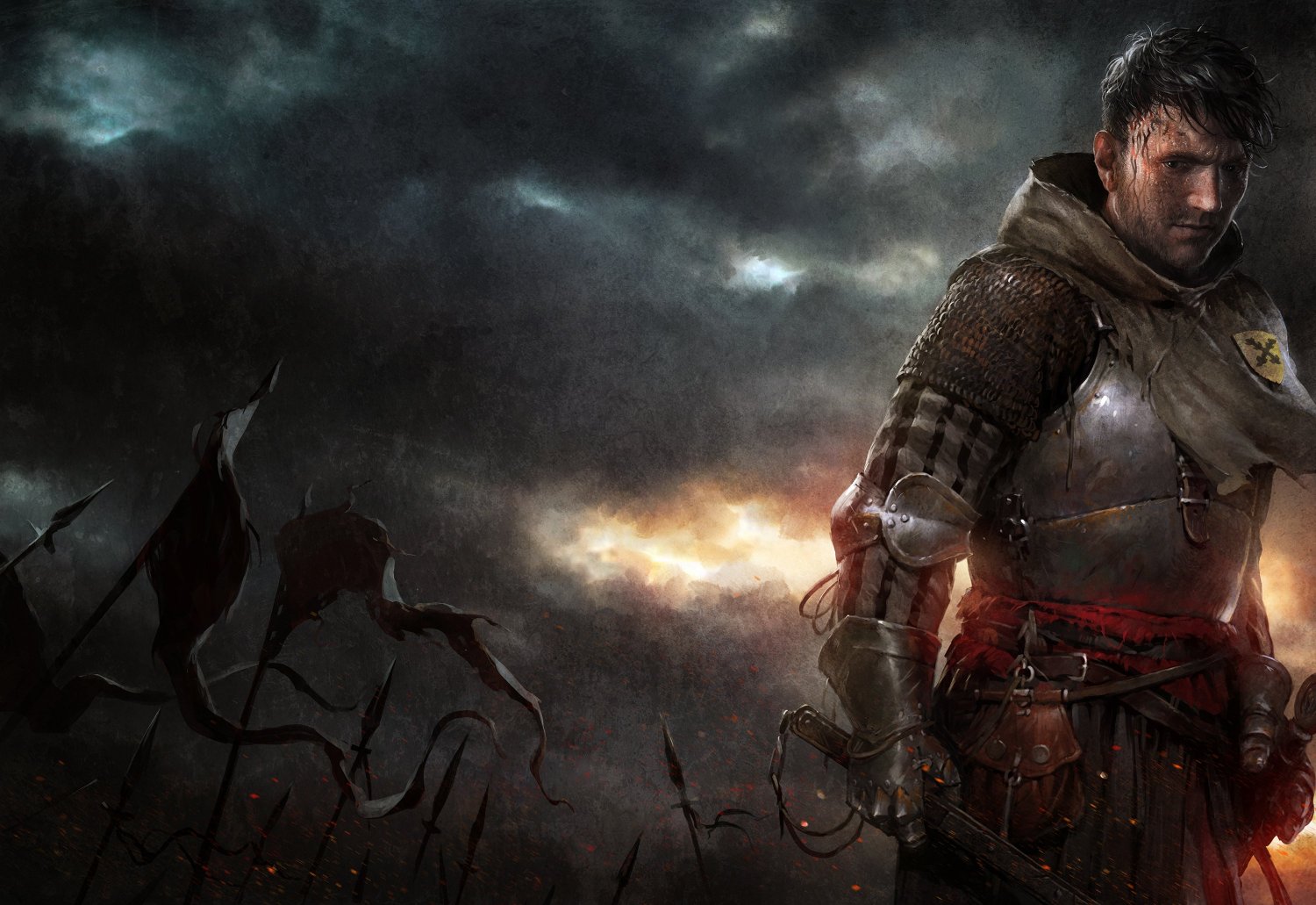 Kingdom Come Deliverance Game 13"x19" (32cm/49cm) Polyester Fabric Poster