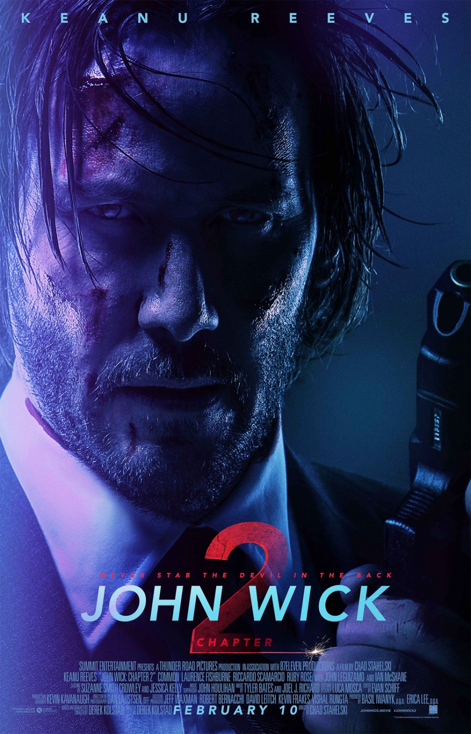John Wick 2 Keanu Reeves 18"x28" (45cm/70cm) Poster