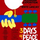 Woodstock Festival 13"x19" (32cm/49cm) Polyester Fabric Poster