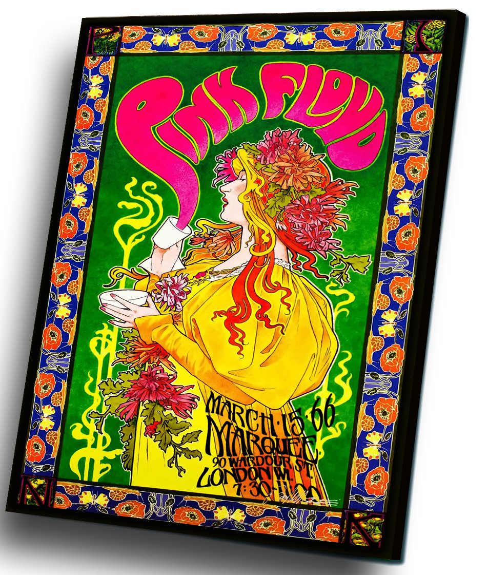 Pink Floyd Concert 12"x16" (30cm/40cm) Canvas Print