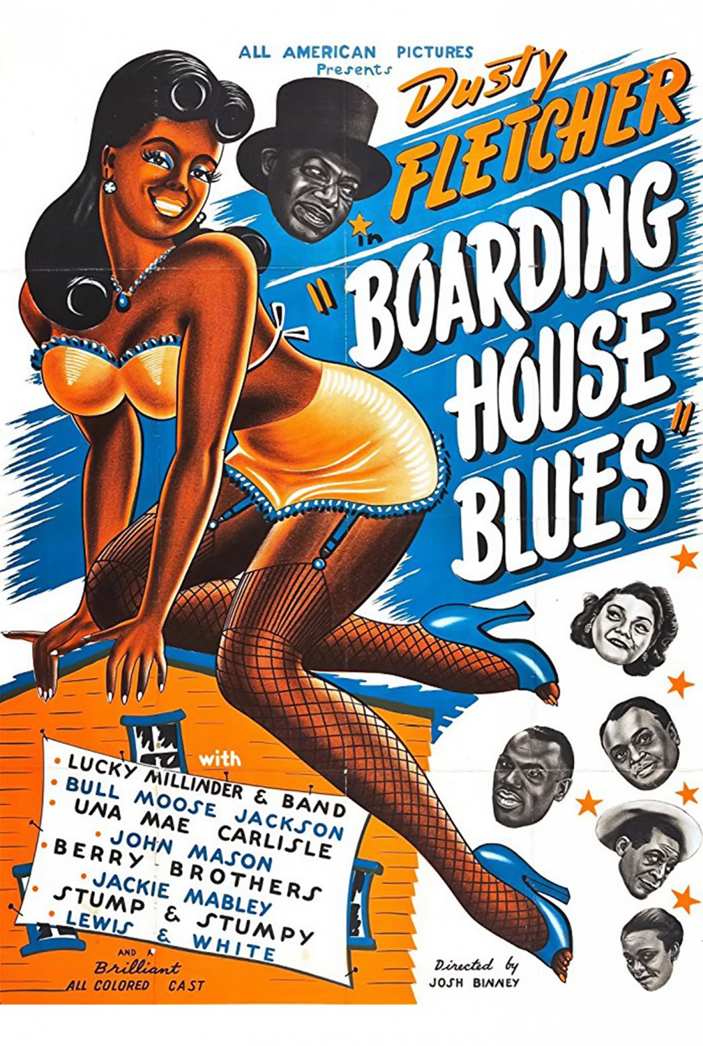 Boarding House Blues 13"x19" (32cm/49cm) Polyester Fabric Poster