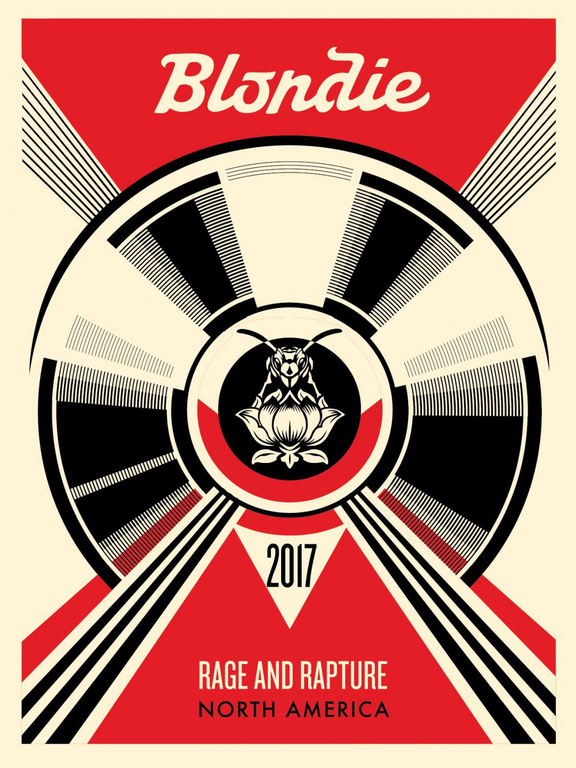 Blondie Rage and Rapture Tour Concert 18"x28" (45cm/70cm) Poster