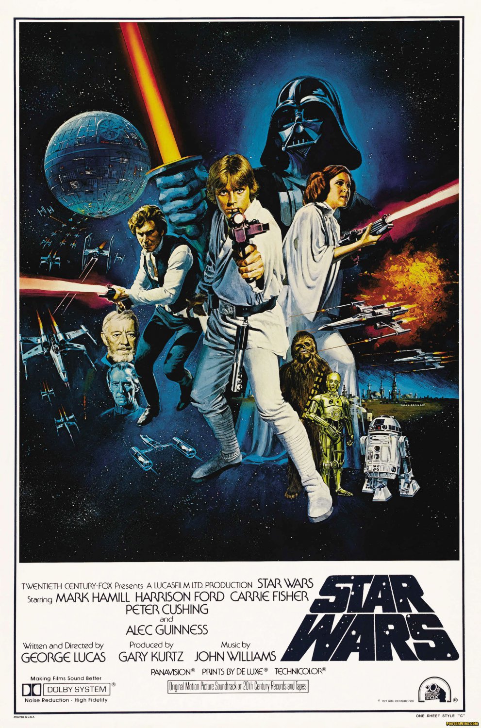 Star Wars 13"x19" (32cm/49cm) Polyester Fabric Poster