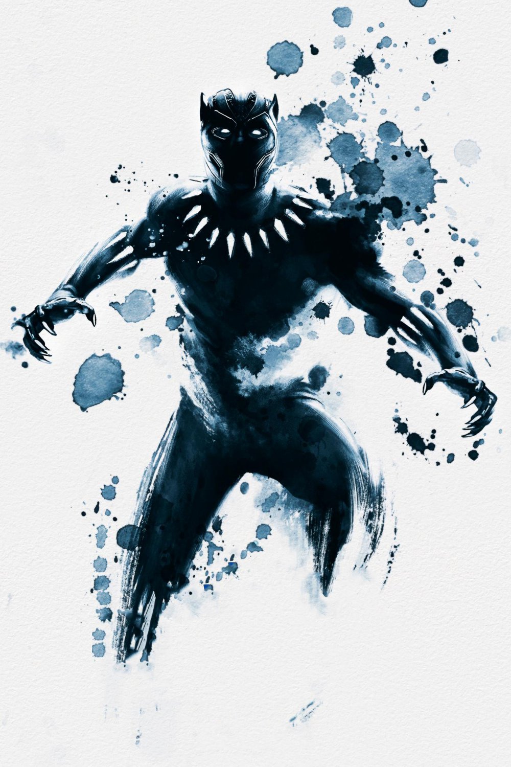 Black Panther 2018 Movie  18"x28" (45cm/70cm) Canvas Print
