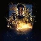 Black Panther 2018 Movie   13"x19" (32cm/49cm) Polyester Fabric Poster