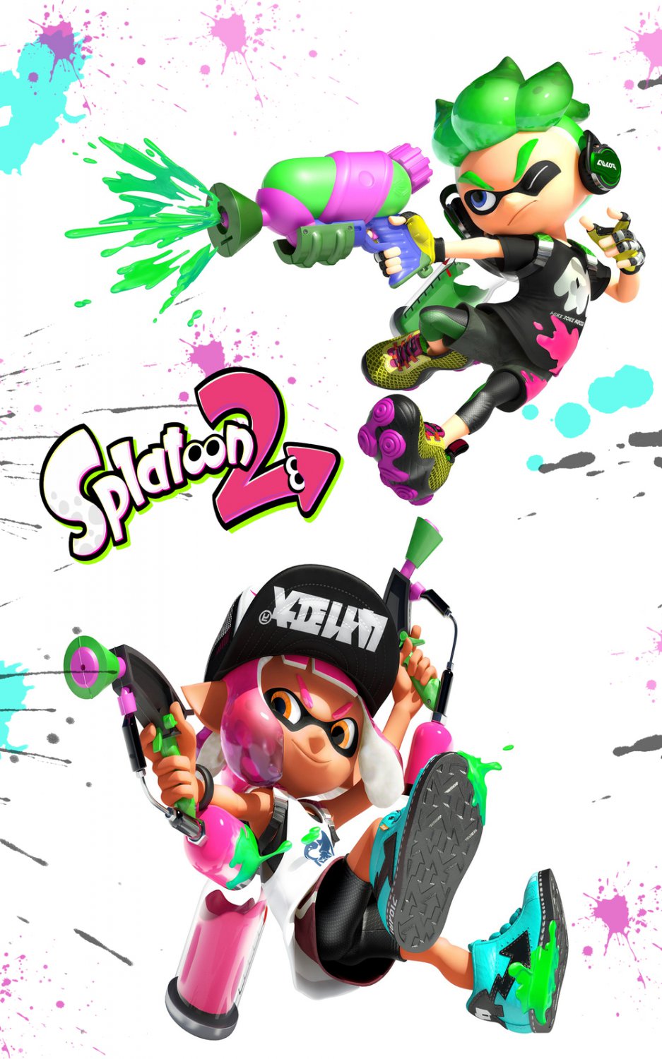 Splatoon 2 Game 13"x19" (32cm/49cm) Polyester Fabric Poster