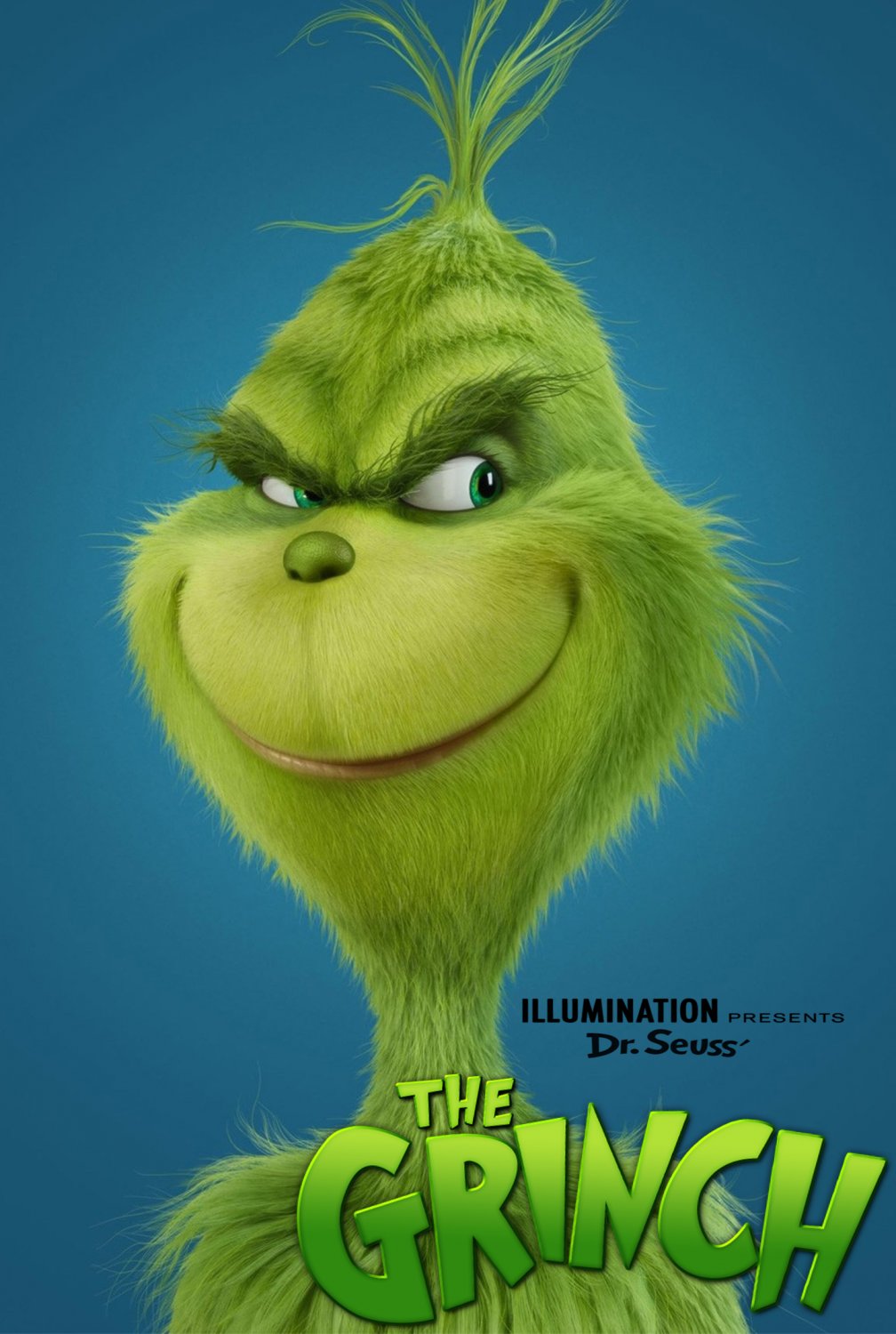 The Grinch Movie 2018  13"x19" (32cm/49cm) Polyester Fabric Poster