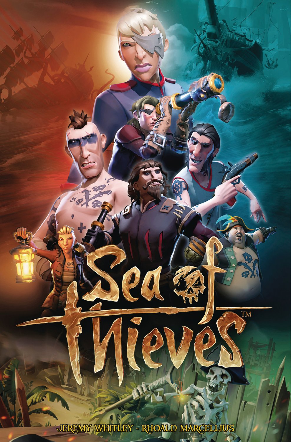 Sea of Thieves  13"x19" (32cm/49cm) Polyester Fabric Poster
