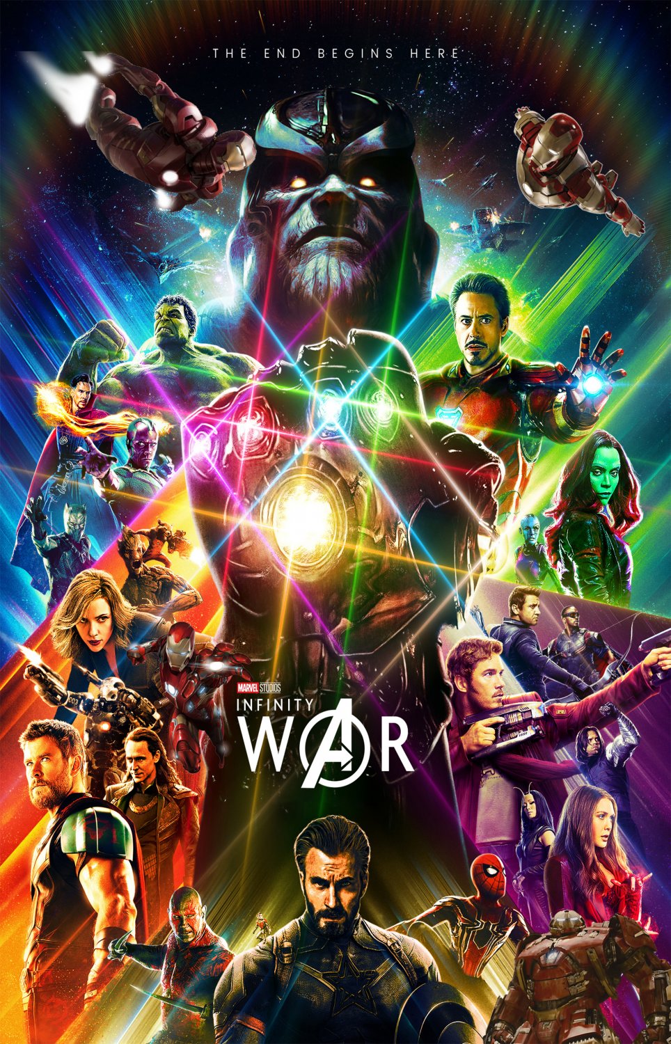 Avengers Infinity War Movie 18"x28" (45cm/70cm) Canvas Print