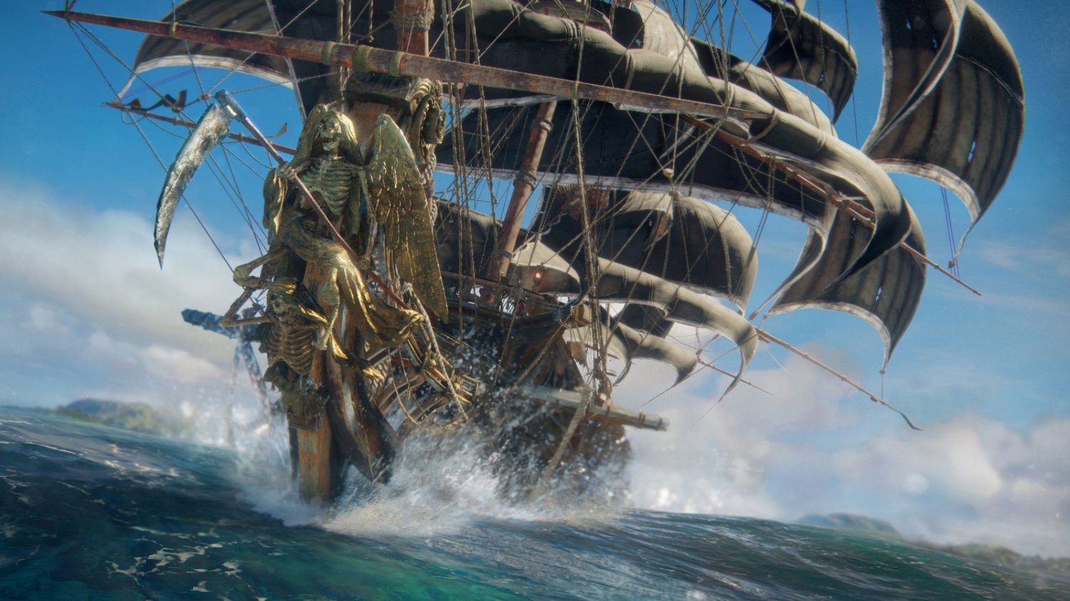 Skull and Bones Pirate Ship Game 18"x28" (45cm/70cm) Poster
