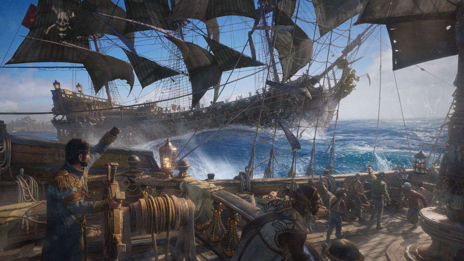 Skull and Bones Pirate Ship Game 18"x28" (45cm/70cm) Poster