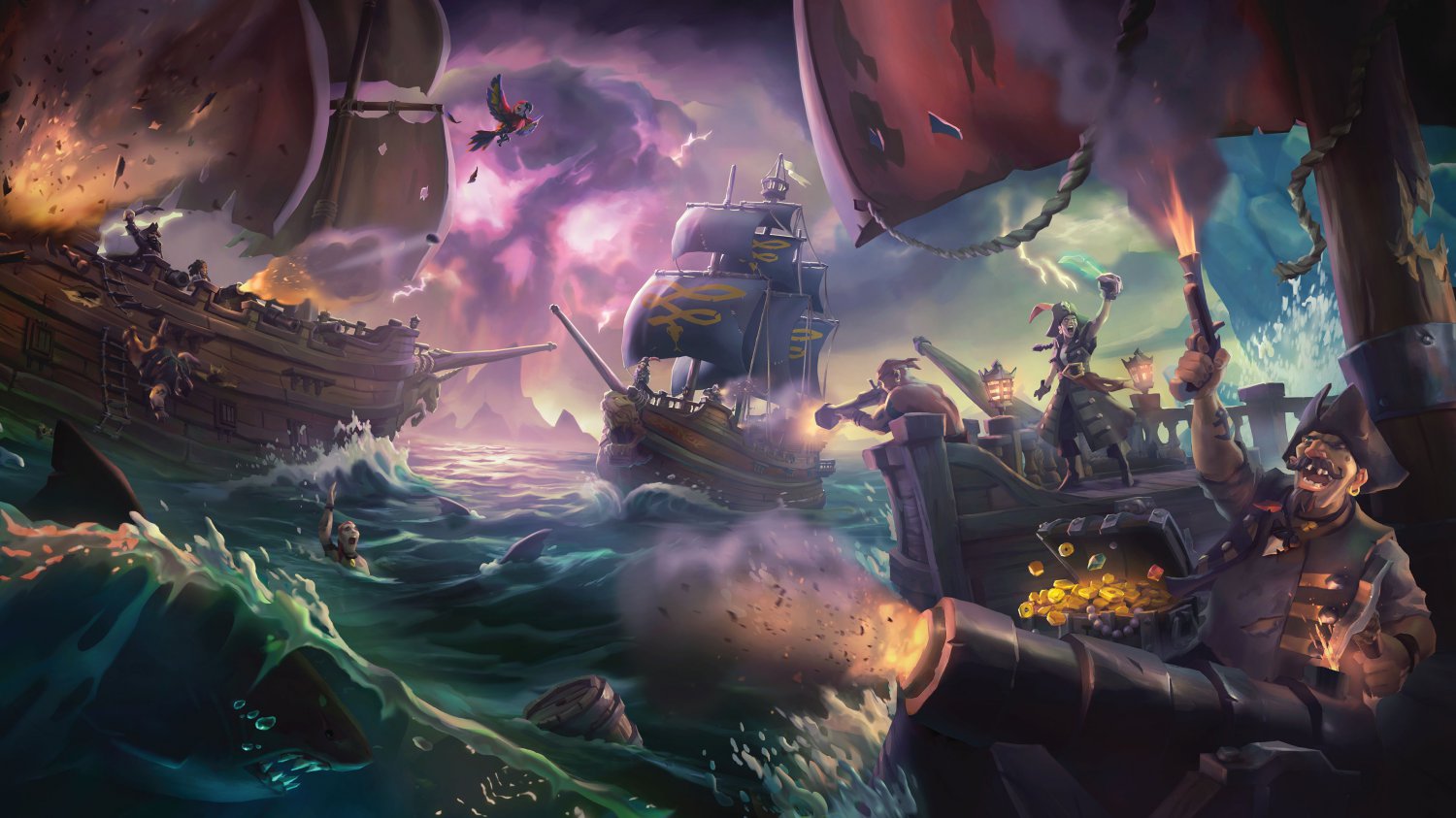 Sea of Thieves Game 18"x28" (45cm/70cm) Canvas Print