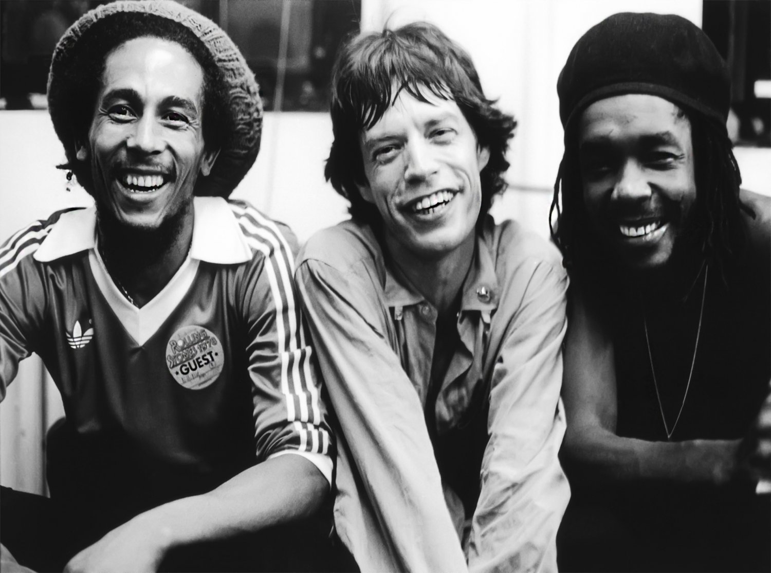 Bob Marley Mick Jagger Peter Tosh 18"x28" (45cm/70cm) Canvas Print