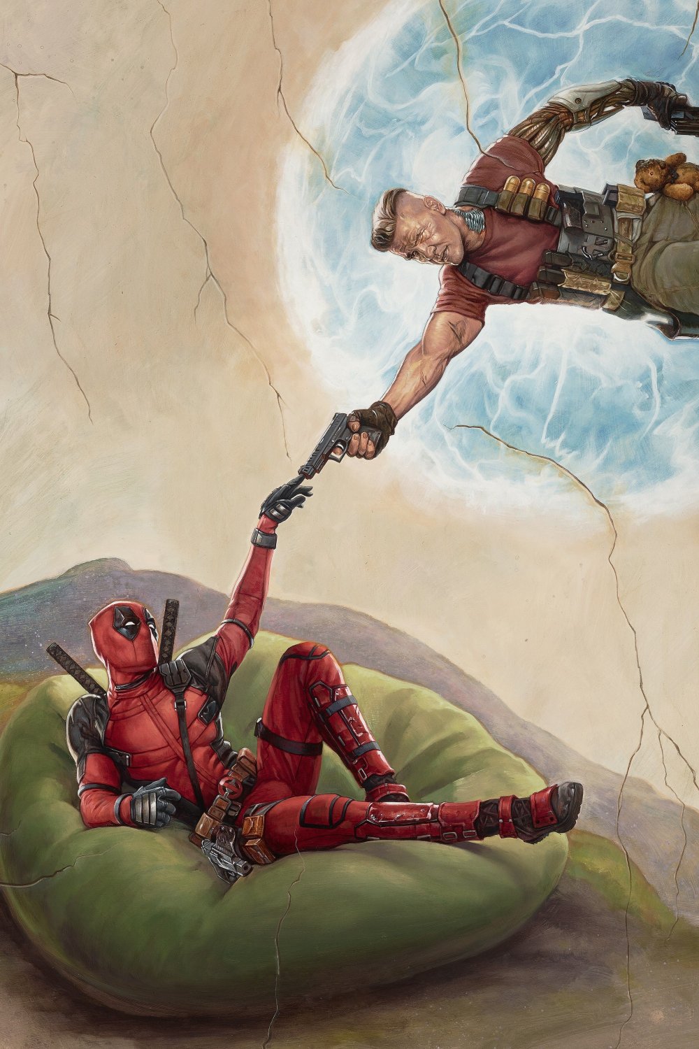 Deadpool 2 Movie 2018  13"x19" (32cm/49cm) Polyester Fabric Poster