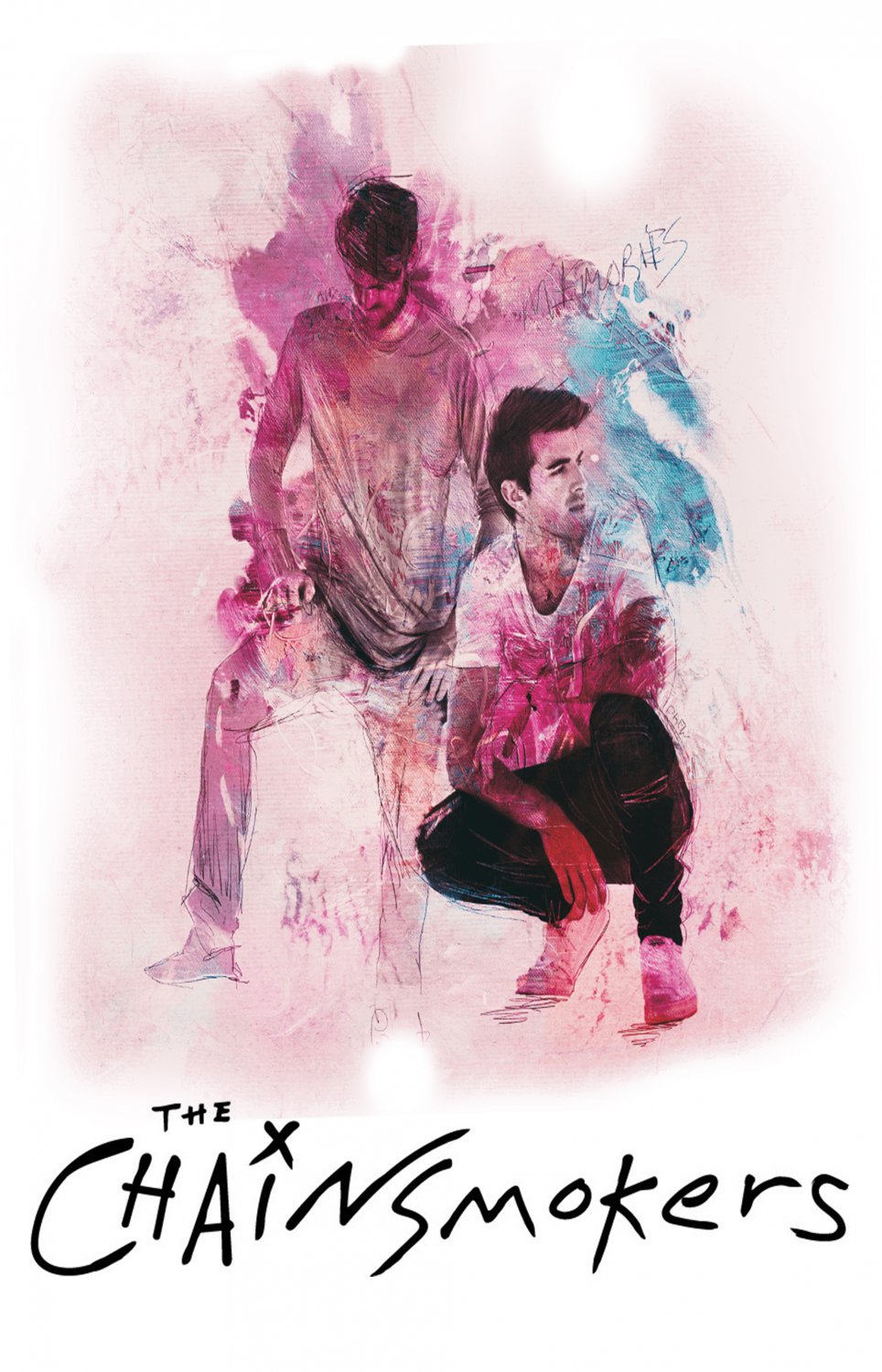 The Chainsmokers 18"x28" (45cm/70cm) Canvas Print