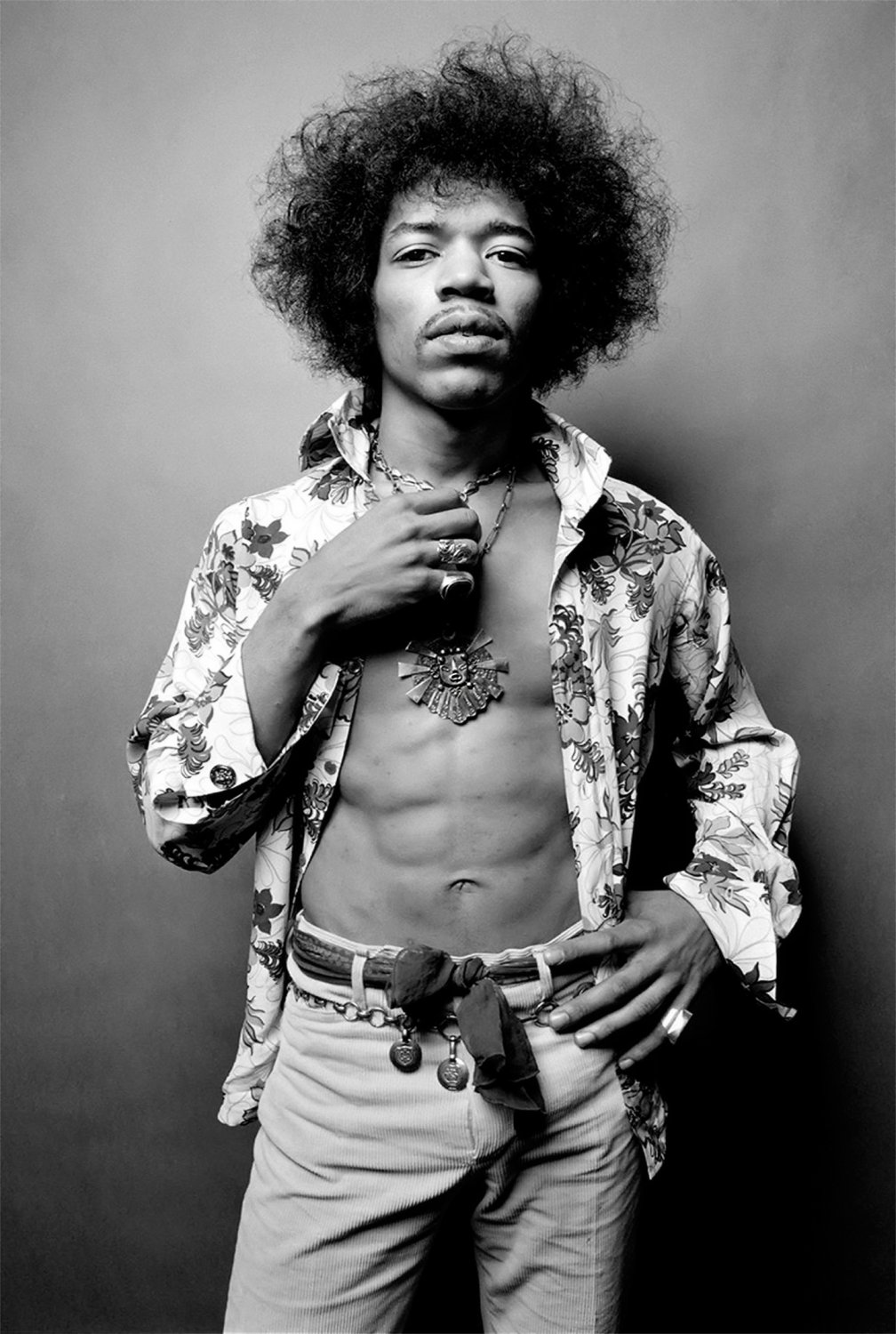 Jimi Hendrix   13"x19" (32cm/49cm) Polyester Fabric Poster