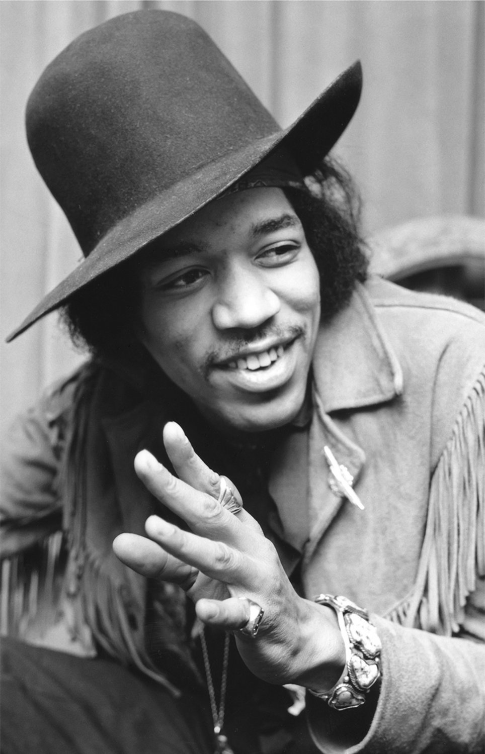 Jimi Hendrix 13"x19" (32cm/49cm) Polyester Fabric Poster