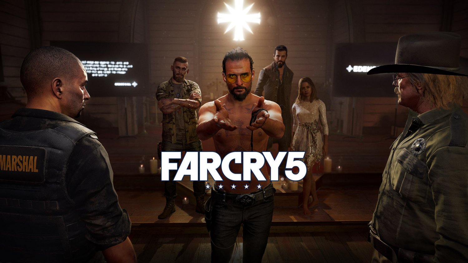 Far Cry 5 Game 13"x19" (32cm/49cm) Polyester Fabric Poster