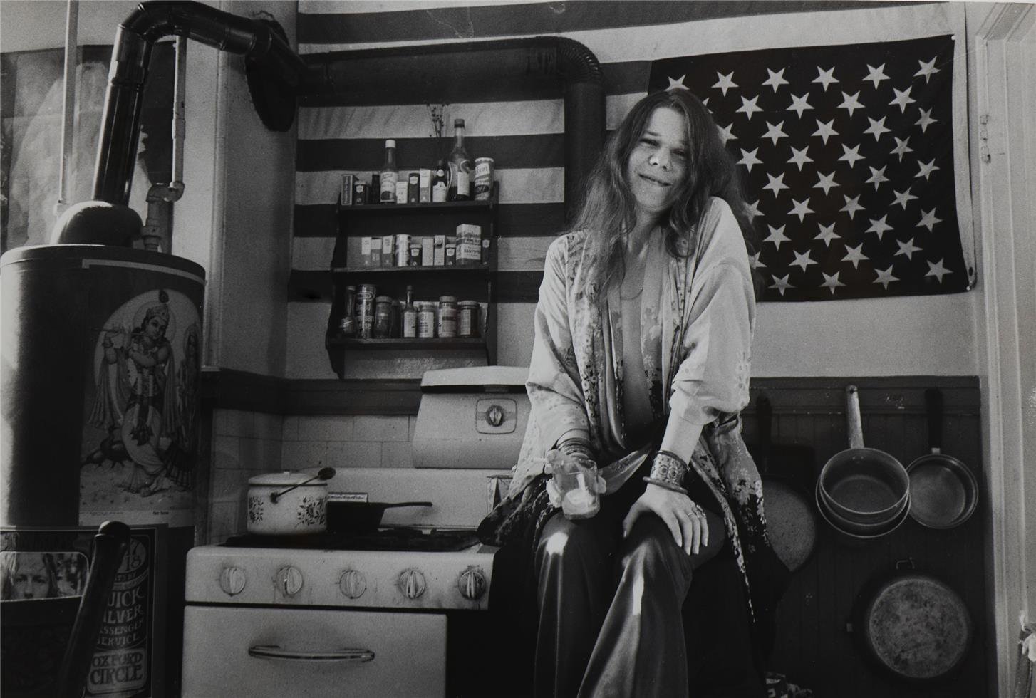 Janis Joplin 13"x19" (32cm/49cm) Polyester Fabric Poster
