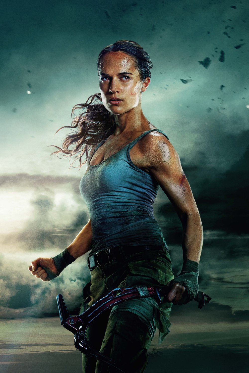 Tomb Raider Lara Croft 2018 13"x19" (32cm/49cm) Polyester Fabric Poster