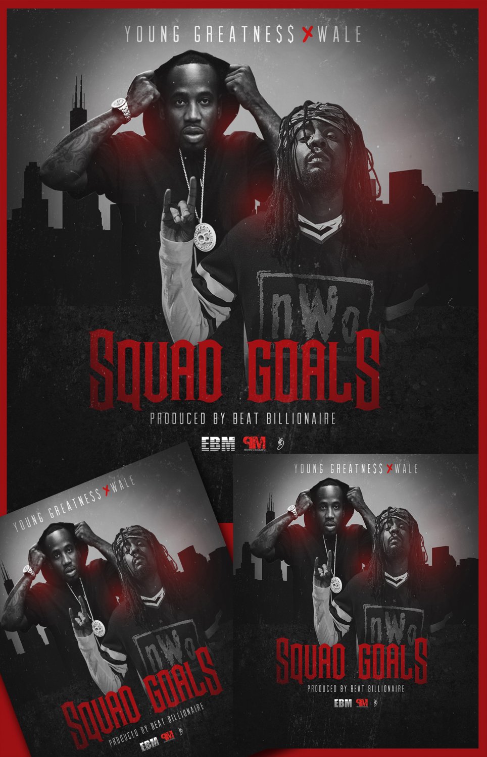 Squad Goals Young Greatness ft Wale 18"x28" (45cm/70cm) Poster
