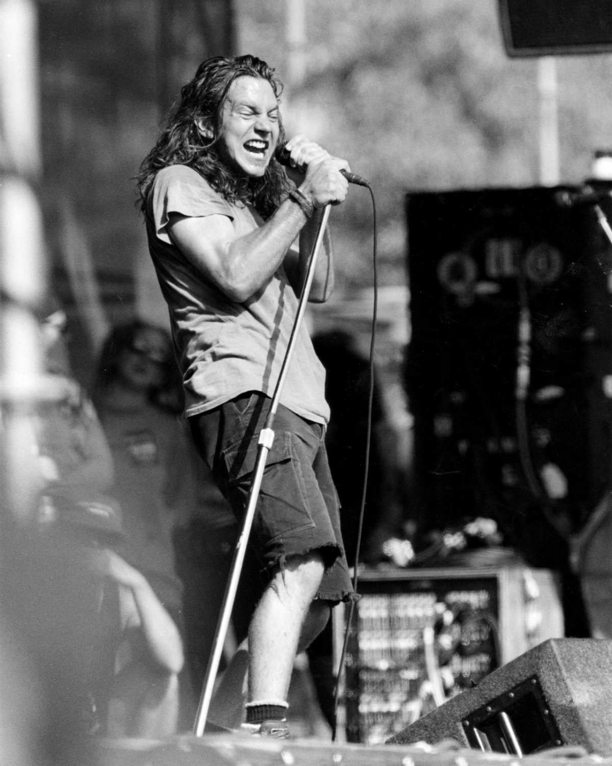 Pearl Jam  Eddie Vedder  18"x28" (45cm/70cm) Canvas Print