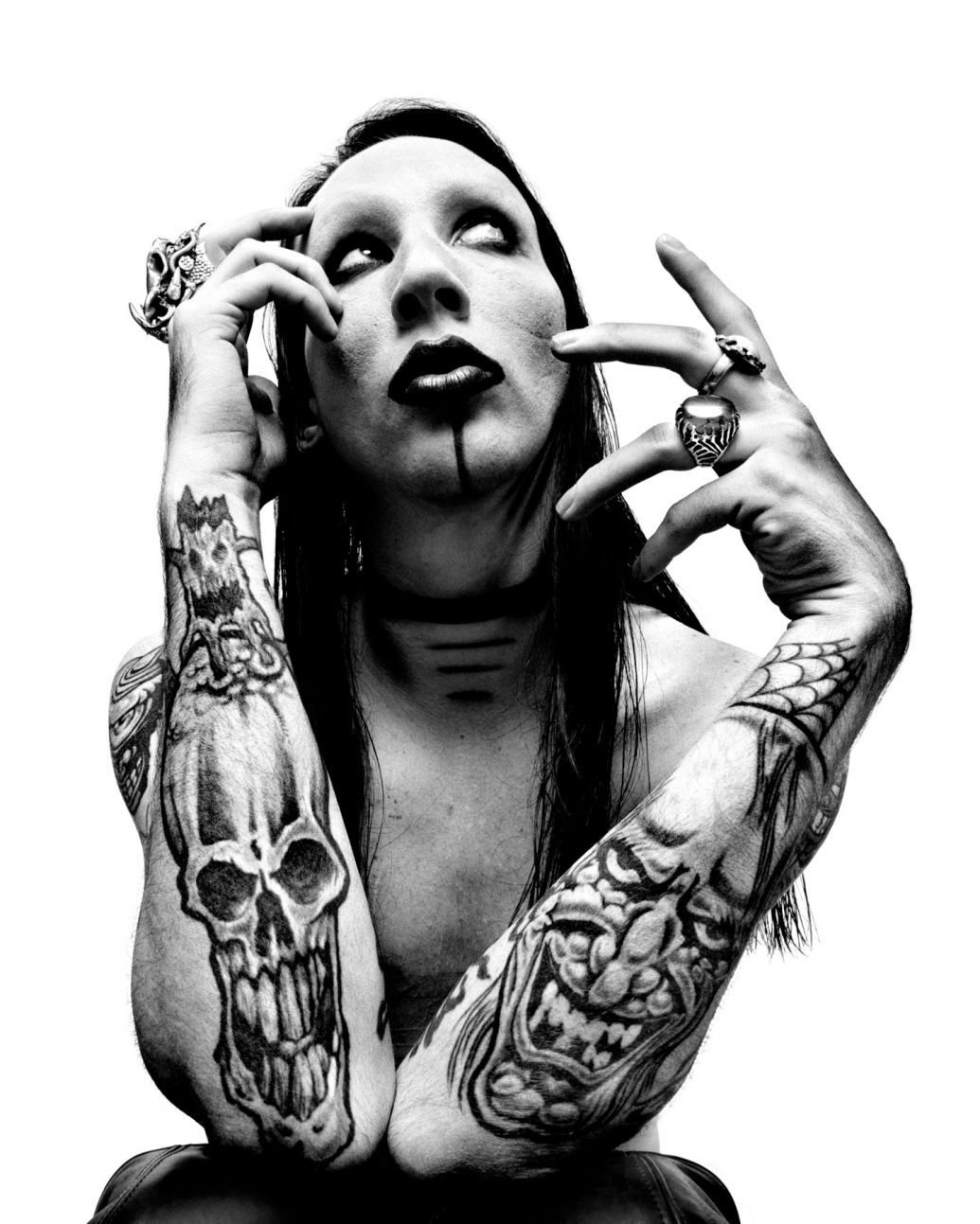 Marilyn Manson  18"x28" (45cm/70cm) Canvas Print