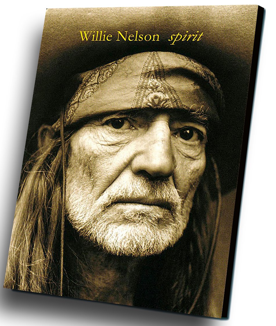 Willie Nelson  12"x16" (30cm/40cm) Canvas Print