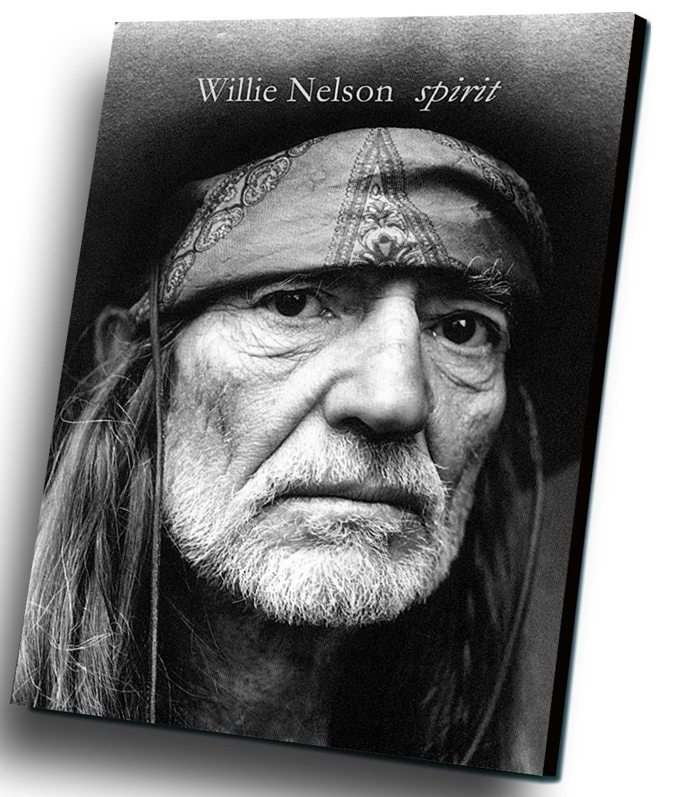 Willie Nelson  12"x16" (30cm/40cm) Canvas Print