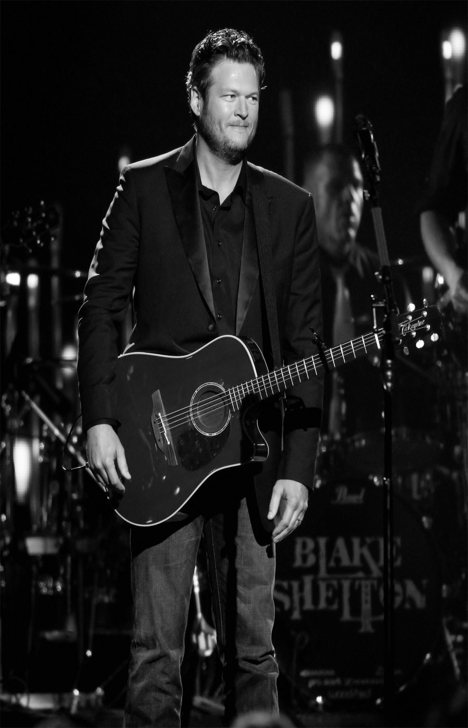 Blake Shelton 13"x19" (32cm/49cm) Polyester Fabric Poster