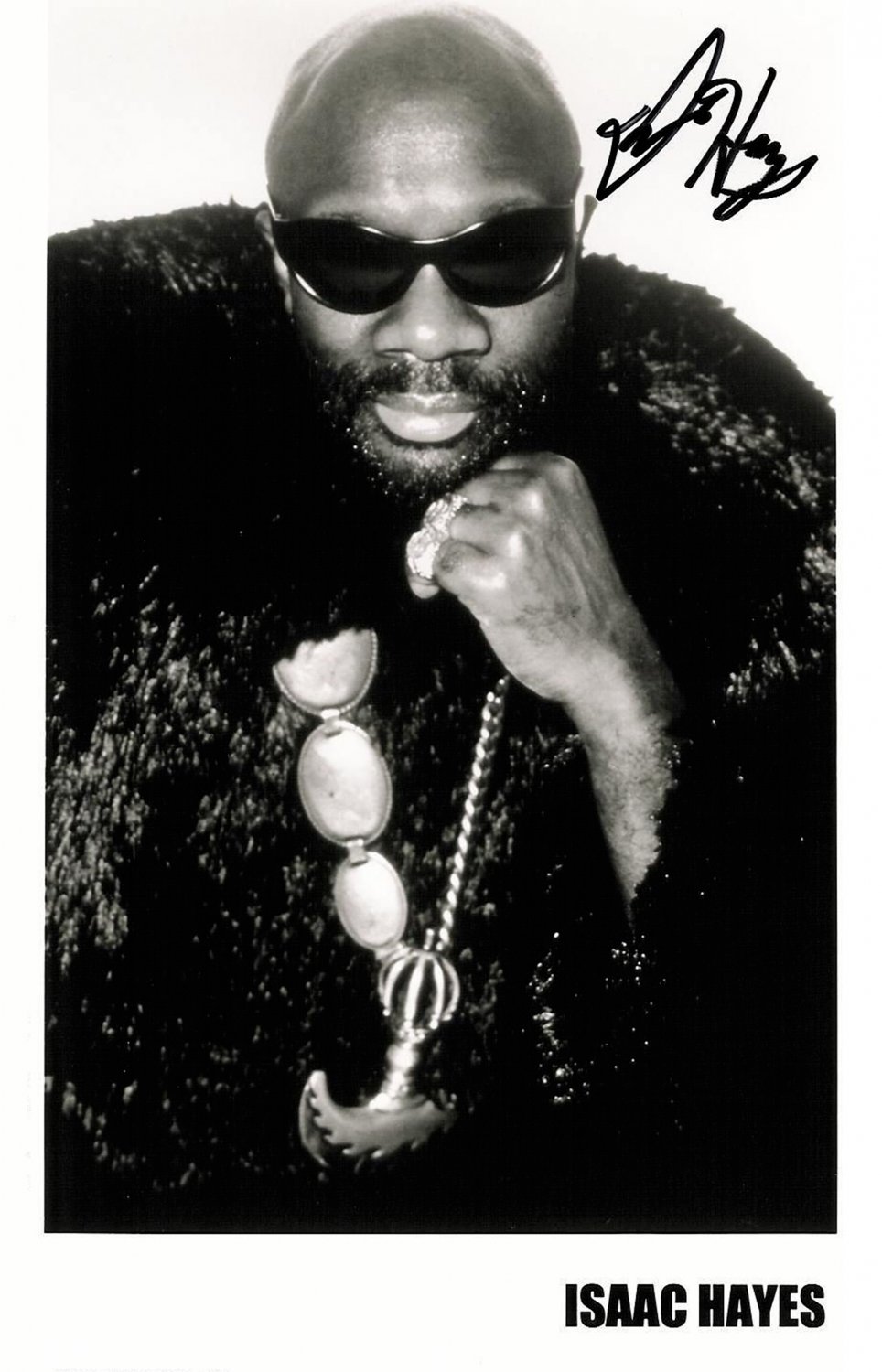 Isaac Hayes 13"x19" (32cm/49cm) Polyester Fabric Poster