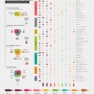 Food and Wine Pairing Method Infographic Chart 18"x28" (45cm/70cm) Poster