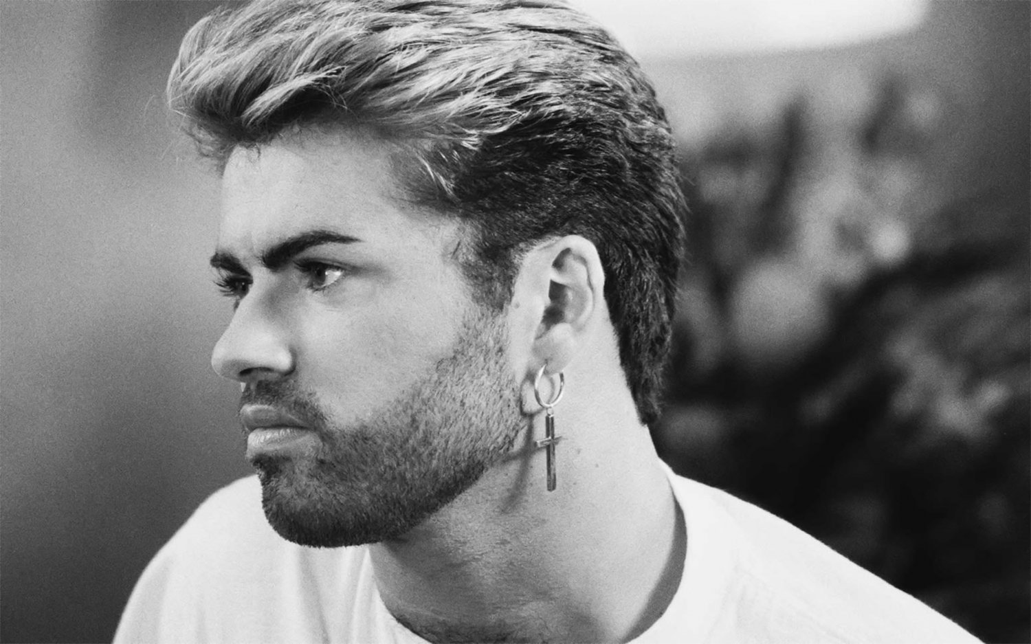 George Michael 13"x19" (32cm/49cm) Polyester Fabric Poster