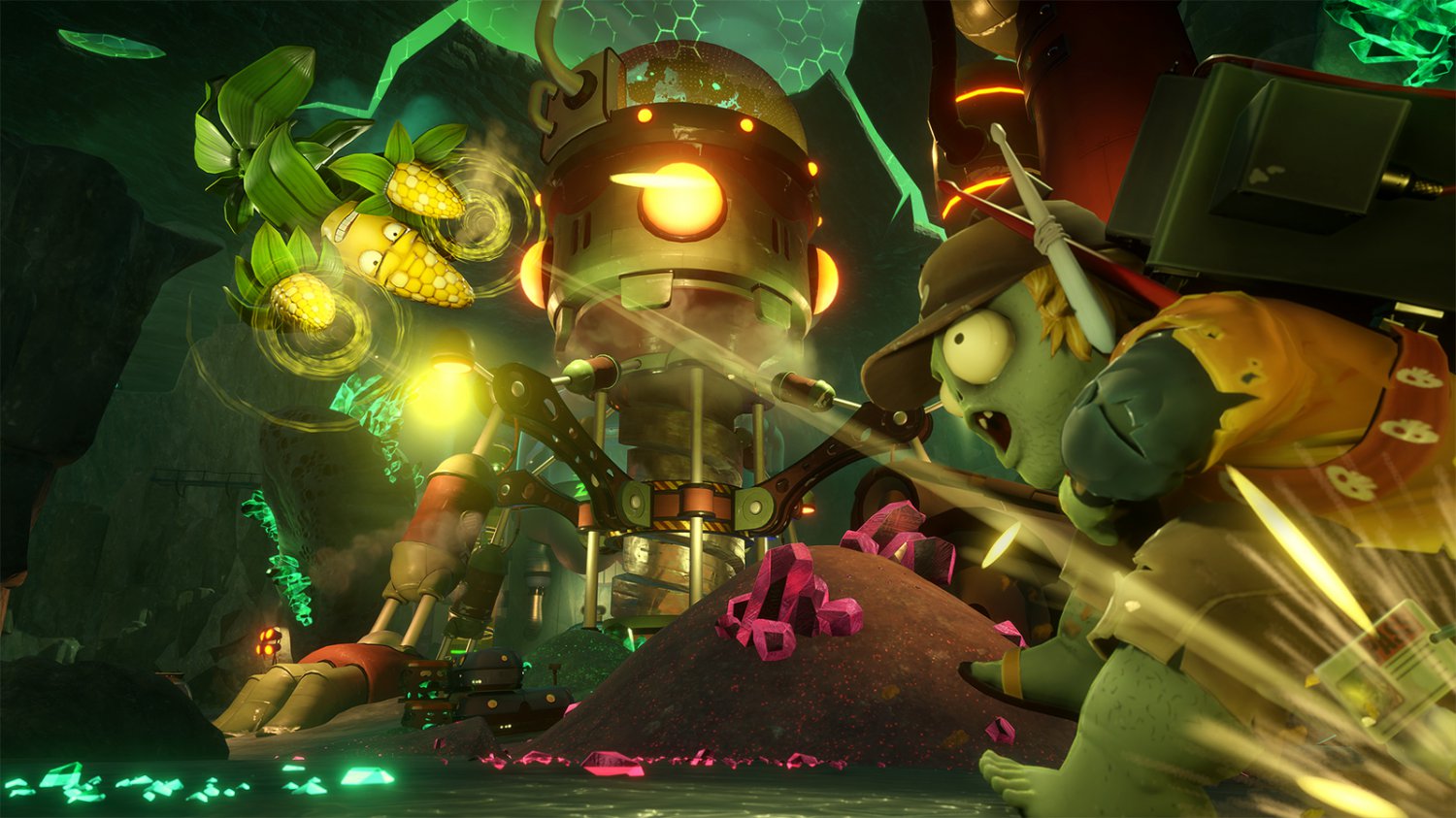 Plants vs Zombies Garden Warfare 2 13"x19" (32cm/49cm) Polyester Fabric Poster