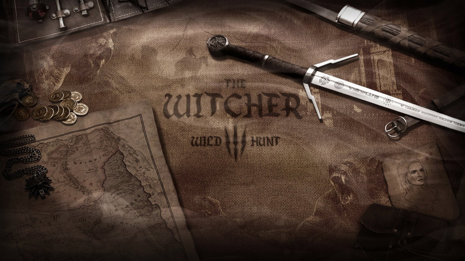 The Witcher 3 Wild Hunt 13"x19" (32cm/49cm) Polyester Fabric Poster