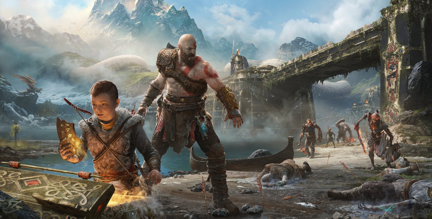 God of War Kratos and Atreus 18"x28" (45cm/70cm) Poster