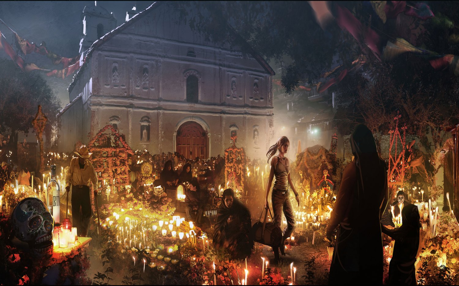 Shadow of the Tomb Raider  13"x19" (32cm/49cm) Polyester Fabric Poster