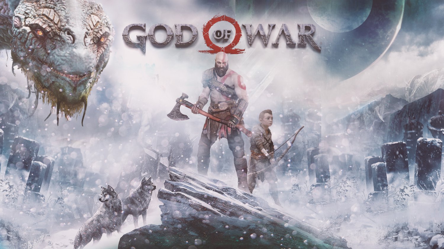 God of War Kratos and Atreus  18"x28" (45cm/70cm) Poster
